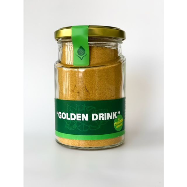 Prieskonių mišinys "GOLDEN DRINK" su ašvaganda milteliais, 120g