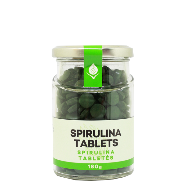 Spirulina tabletės, 180 g