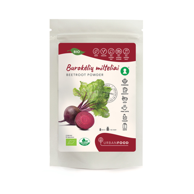 URBAN FOOD milteliai BUROKĖLIŲ MILTELIAI - EKOLOGIŠKI, 100 g