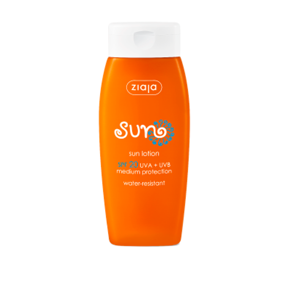 Ziaja Sun Line Vandeniui atsparus losjonas nuo saulės SPF 20, 150 ml.