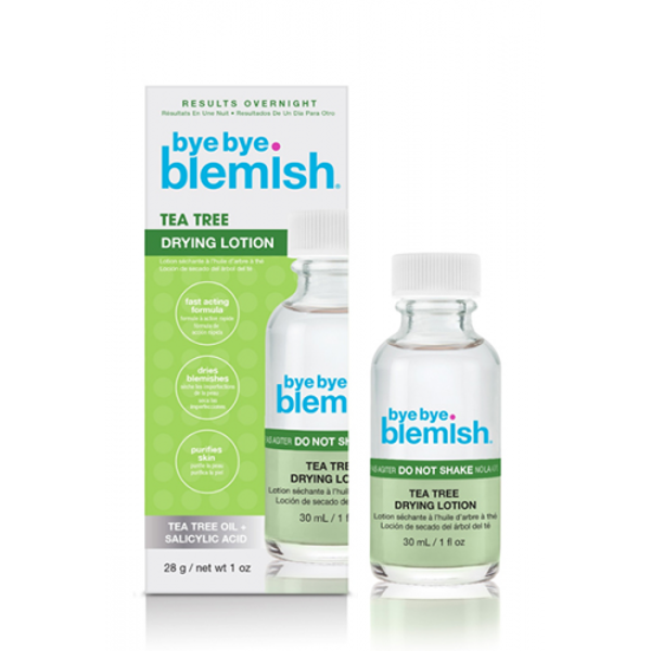 Džiovinantis veido losjonas "Bye bye blemish", Tea tree, 30 ml