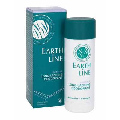 EARTH LINE Vitamin E Ilgalaikis dezodorantas be aliuminio druskų, 50ml