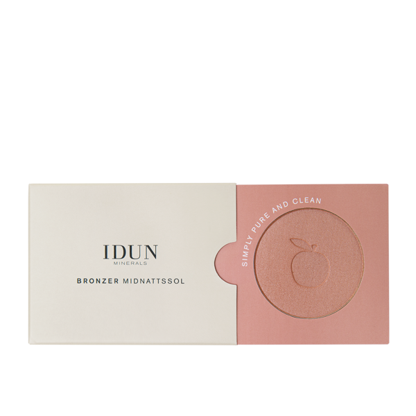 IDUN Minerals bronzinanti pudra suteikianti spindesio Midnattssol Nr. 1622, 5,9 g