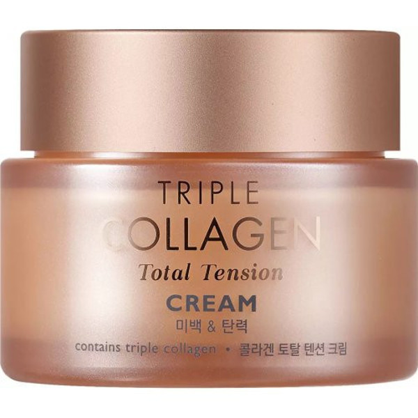 TONYMOLY 3X® Collagen Capture stiprus priešraukšlinis veido kremas brandžiai odai su kolagenu, 50ml