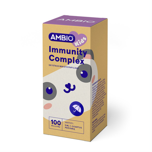 AMBIO KIDS IMMUNITY COMPLEX, 100 ml paveikslėlis