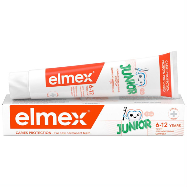 ELMEX JUNIOR, dantų pasta, 75 ml paveikslėlis