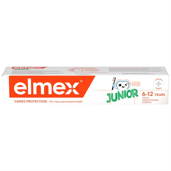 ELMEX JUNIOR, dantų pasta, 75 ml paveikslėlis