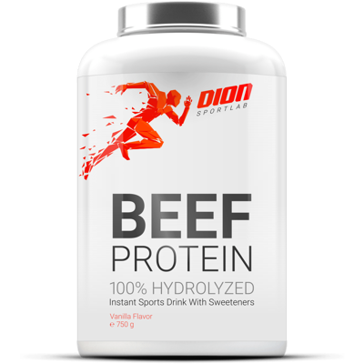 DION SPORTLAB BEEF PROTEIN, Vanilės sk., 750 g