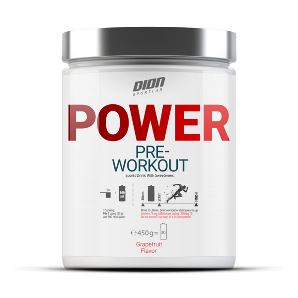 DION SPORTLAB POWER, Greipfruto sk., 450 g