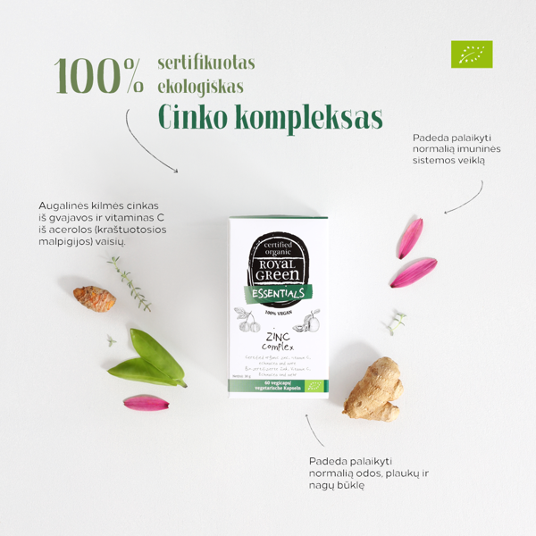 ROYAL GREEN BIO Cinko kompleksas