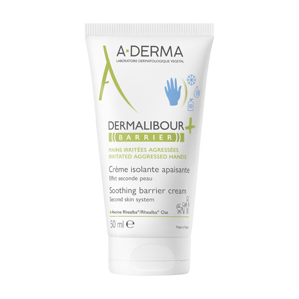 A-DERMA DERMALIBOUR+ BARRIER, apsauginis barjerinis kremas, 50 ml paveikslėlis