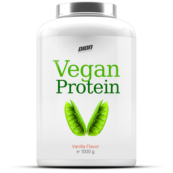 DION SPORTLAB VEGAN PROTEIN,  Vanilės sk.,1000 g