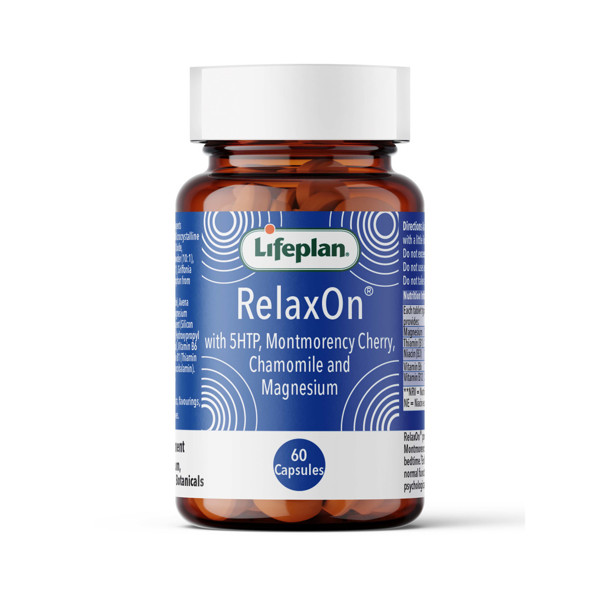 LIFEPLAN RELAXON, 5-HTP kompleksas, 60 tablečių