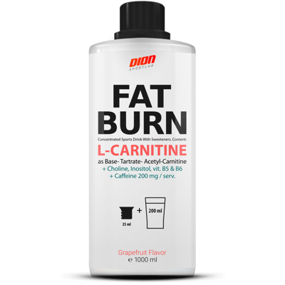 DION SPORTLAB FAT BURN Liquid,  Greipfruto sk. sk., 1000 ml