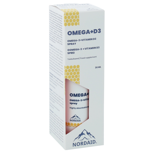 Nordaid Omega+D3 spray, 30ml