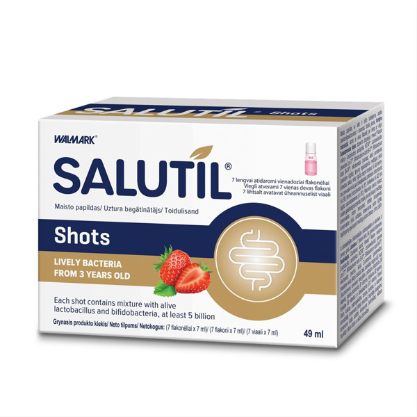 SALUTIL SHOTS, 7 buteliukai paveikslėlis