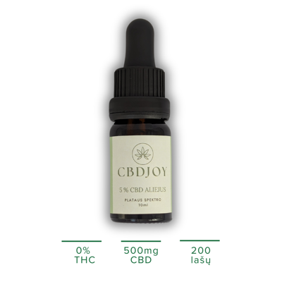 5% CBD aliejus