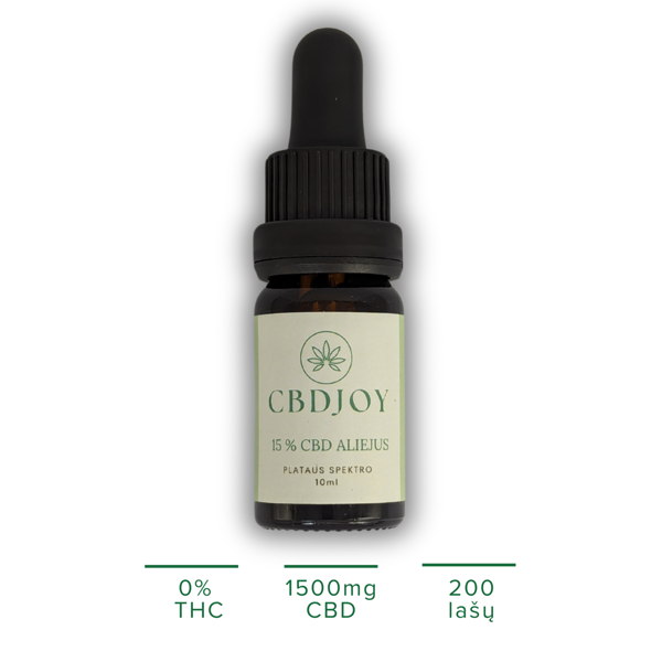 15% CBD aliejus