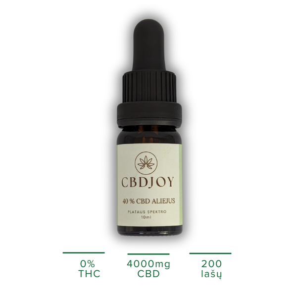 40% CBD aliejus