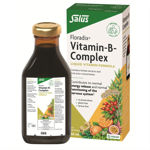 FLORADIX, VITAMIN-B COMPLEX, 250 ML paveikslėlis