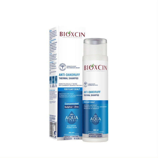 BIOXCIN AQUA THERMAL, šampūnas nuo pleiskanų, 300ml paveikslėlis