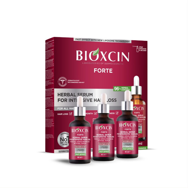 BIOXCIN FORTE, serumas nuo plaukų slinkimo Dermagen, 3x50ml. paveikslėlis