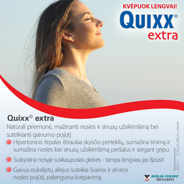 QUIXX EXTRA, nosies purškalas, 30 ml paveikslėlis