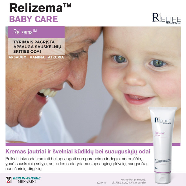 RELIZEMA BABY CARE, kremas, 100ml paveikslėlis