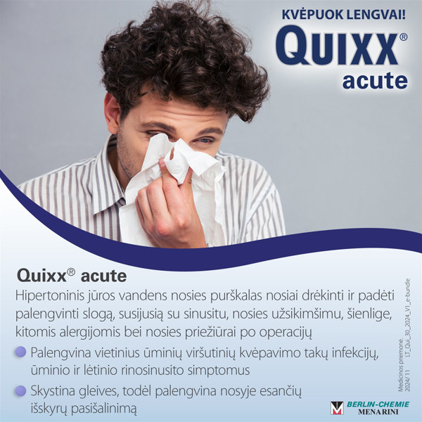 QUIXX ACUTE, nosies purškalas, 100 ml  paveikslėlis