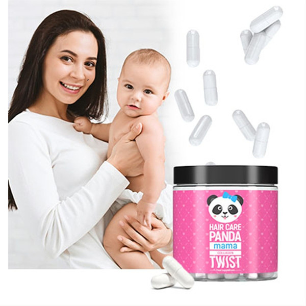 HAIR CARE PANDA MAMA COLLAGEN TWIST, 30 kapsulių paveikslėlis