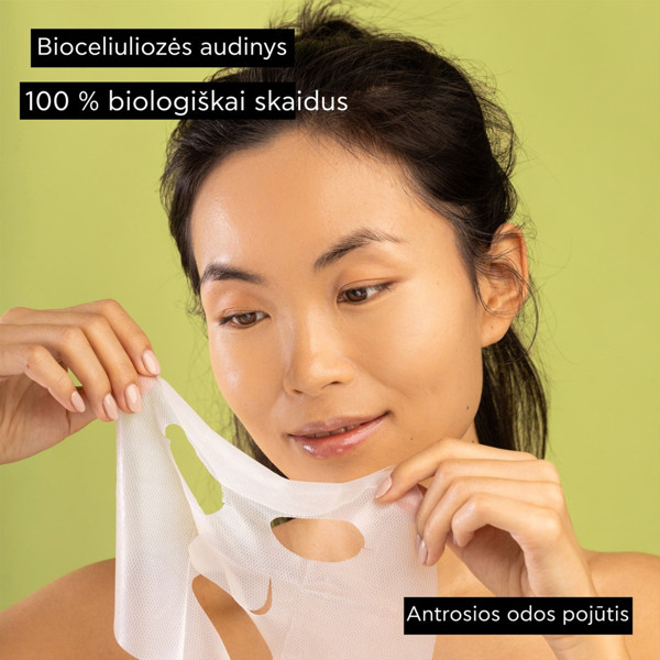 APIVITA EXPRESS BEAUTY TISSUE, veido kaukė su avokadais, drėkinanti paveikslėlis