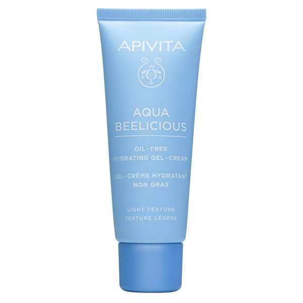 APIVITA AQUA BEELICIOUS OIL-FREE, veido gelis-kremas, M/R odai, 40 ml paveikslėlis