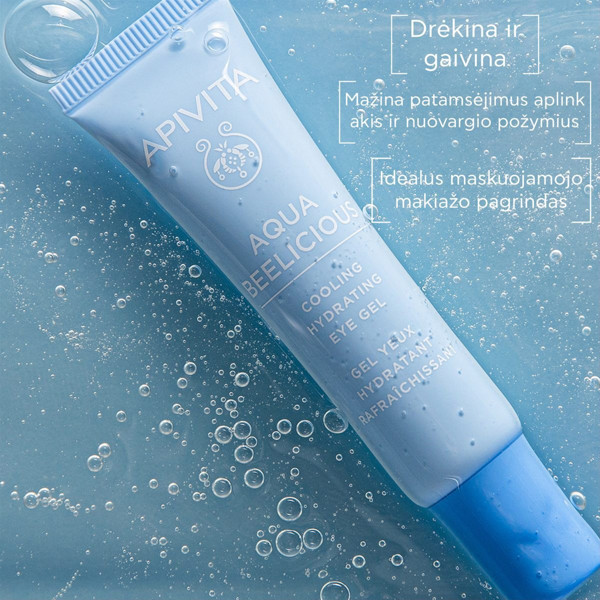 APIVITA AQUA BEELICIOUS, paakių gelis, 15 ml paveikslėlis