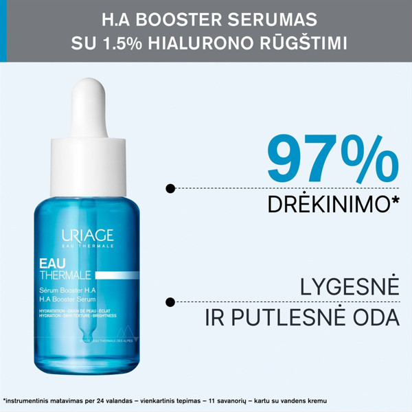 URIAGE EAU THERMALE BOOSTER H.A., serumas, 30ml paveikslėlis