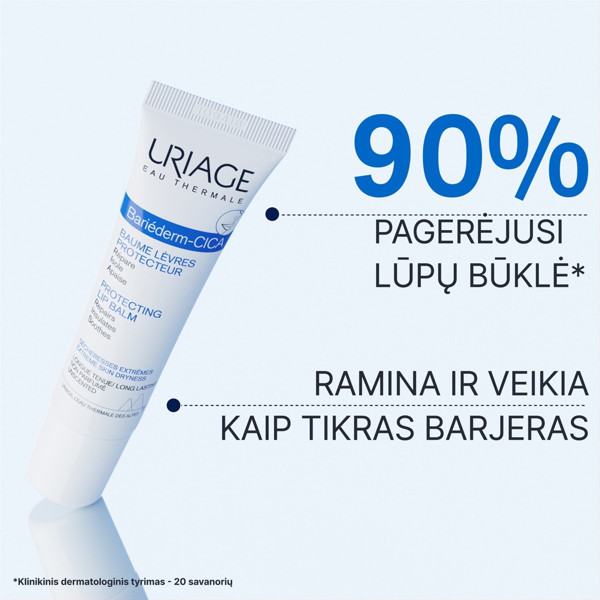 URIAGE BARIEDERM CICA, lūpų balzamas, 15 ml paveikslėlis