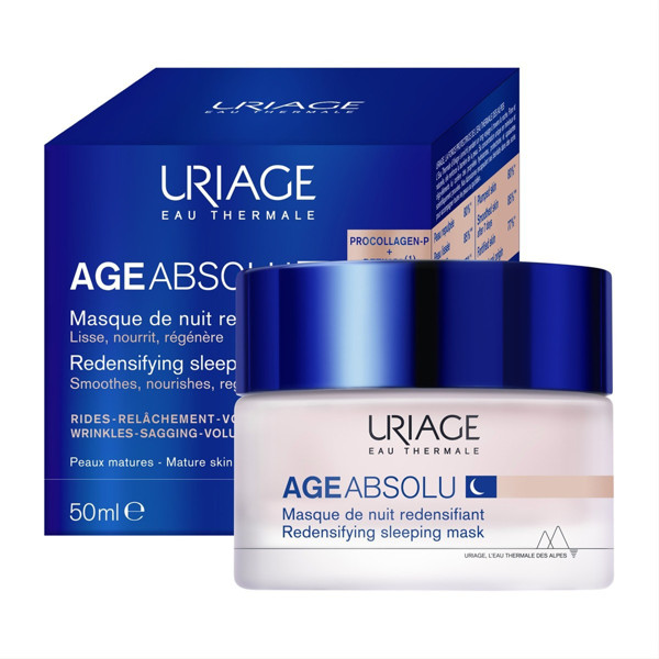 URIAGE AGE ABSOLU, regeneruojamoji naktinė kaukė, 50ml paveikslėlis