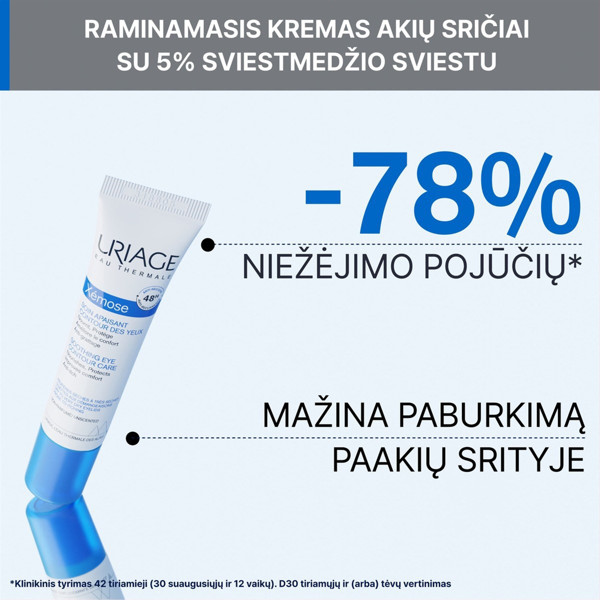 URIAGE XEMOSE, kremas akių sričiai, 15 ml paveikslėlis