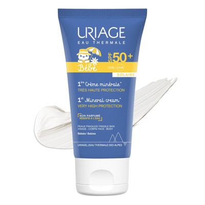 URIAGE BABY 1ERE SPF50+ MINERALE, kremas, 50ml paveikslėlis