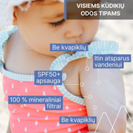 URIAGE BABY 1ERE SPF50+ MINERALE, kremas, 50ml paveikslėlis