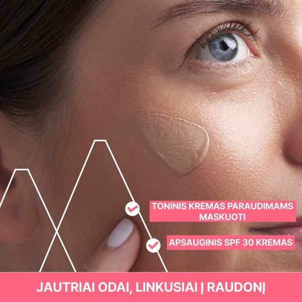Uriage Roseliane, CC kremas, universalus toninis, koreguojamasis, SPF30 40ml paveikslėlis