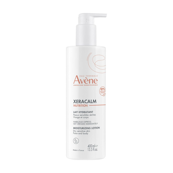 AVENE XERACALM NUTRITION, drėkinamasis pienelis veidui ir kūnui, 400 ml paveikslėlis