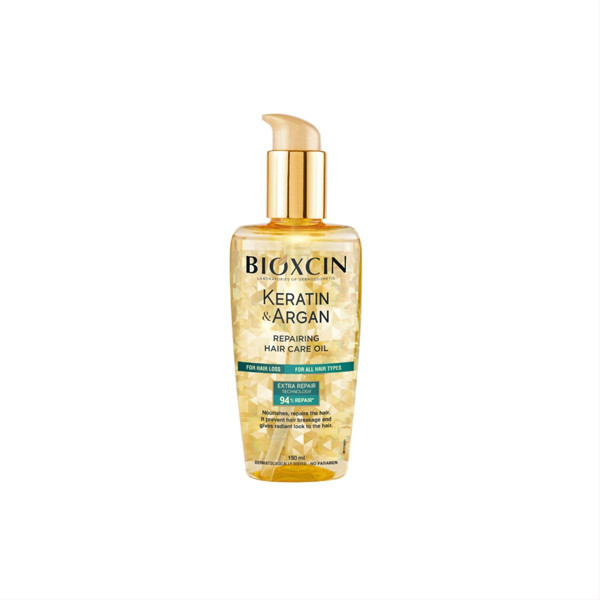 BIOXCIN KERATIN & ARGAN, atstatomasis plaukų aliejus, 150 ml. paveikslėlis