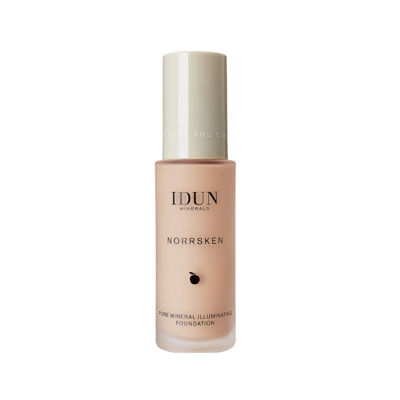 IDUN Minerals skystas makiažo pagrindas lengvai maskuojantis Norrsken Ingrid Nr. 1212, 30 ml