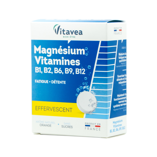 VITAVEA Magnis, vitaminai B1, B2, B6, B9, B12   24 tirpstančios tabletės