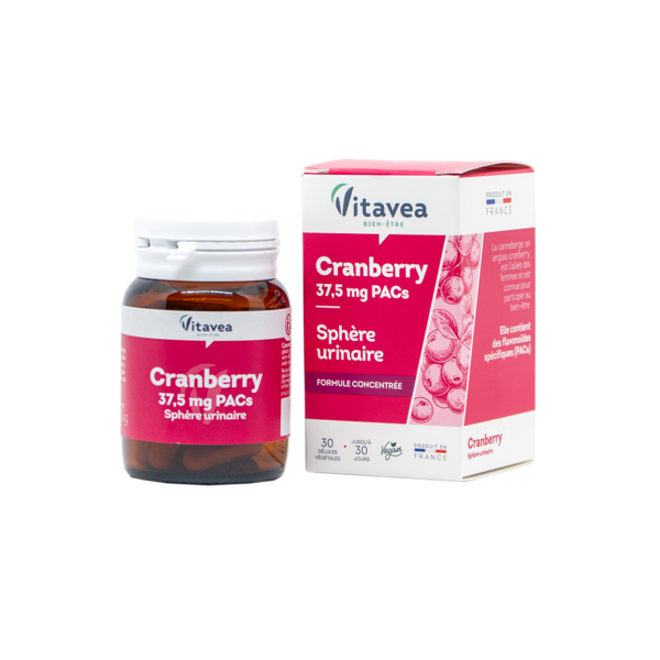 VITAVEA Cranberry 37,5 mg PAC, 30 vnt