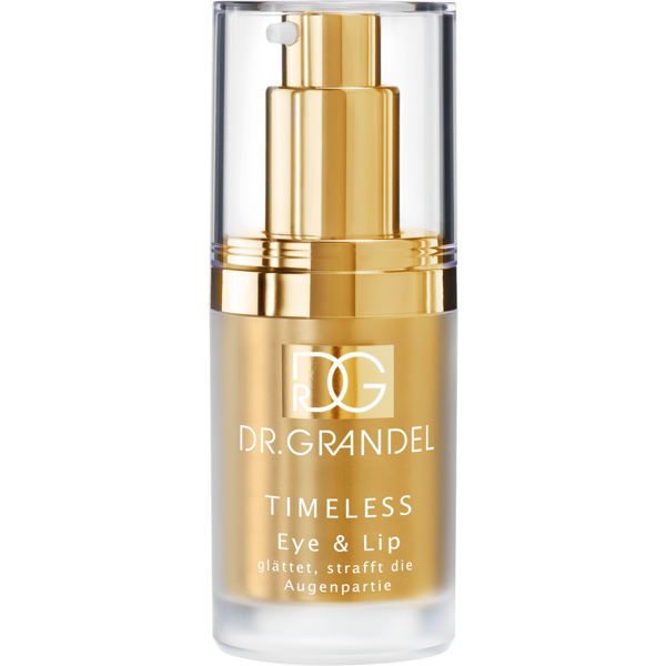 DR. GRANDEL TIMELESS EYE & LIP FIRMER, stangrinamasis akių ir lūpų kontūro kremas, 15 ml