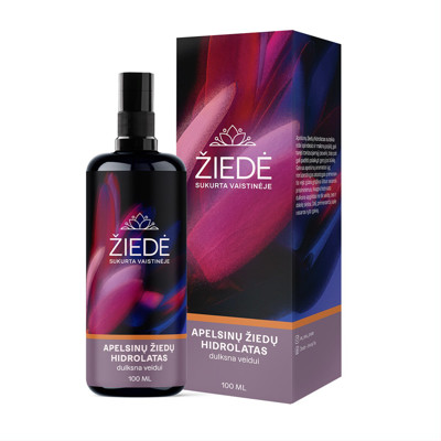 ŽIEDĖ, hidrolatas apelsinų žiedų, 100 ml paveikslėlis