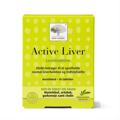 NEW NORDIC ACTIVE LIVER, 30 tablečių paveikslėlis