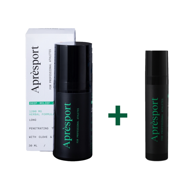 Aprèsport Deep Relief Gel, 50ml + DOVANA Deep Relief Gel 15 ml