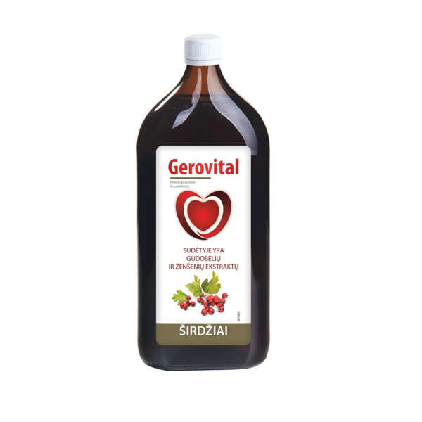 GEROVITAL, geriamasis skystis, 500ml.  paveikslėlis